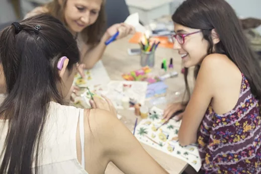 Art workshop,organized group Translation and Interpreting Services for Schools
